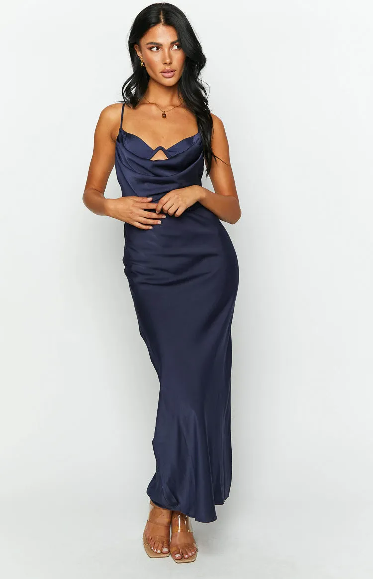 Autumn Navy Formal Maxi Dress sold by Beginning Boutique product image thumbnail 2
