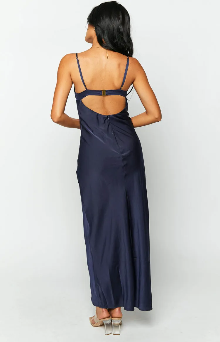 Autumn Navy Formal Maxi Dress sold by Beginning Boutique product image thumbnail 5