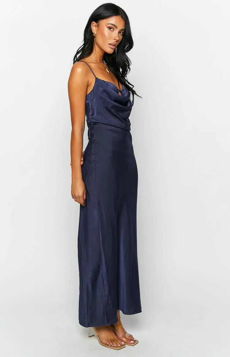 Autumn Navy Formal Maxi Dress sold by Beginning Boutique product image thumbnail 4