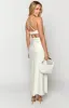 Taleah Cream Cut Out Maxi Dress sold by Beginning Boutique