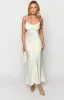 Taleah Cream Cut Out Maxi Dress sold by Beginning Boutique