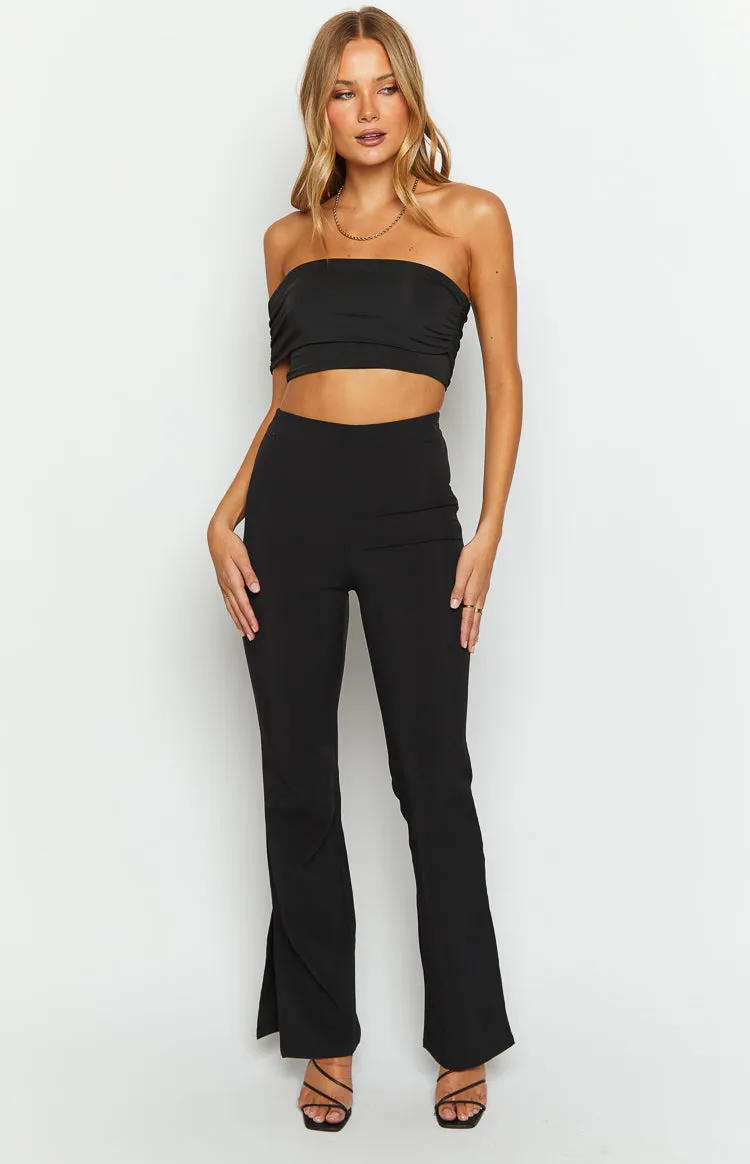 Kylah Black Off Shoulder Top sold by Beginning Boutique product image thumbnail 3