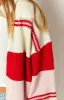Dreamy Drift Cream Knit Striped Cardigan sold by Beginning Boutique