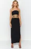 Delvie Black Bandeau Top sold by Beginning Boutique