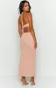 Earthling Beige Maxi Halter Dress sold by Beginning Boutique