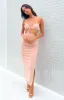 Earthling Beige Maxi Halter Dress sold by Beginning Boutique