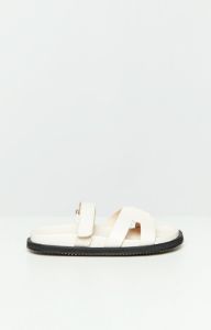 Billini Theon Alabaster Slides sold by Beginning Boutique