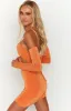 Everlee Orange Mini Dress sold by Beginning Boutique