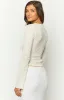 Blossom Breeze White Knit Long Sleeve Top sold by Beginning Boutique