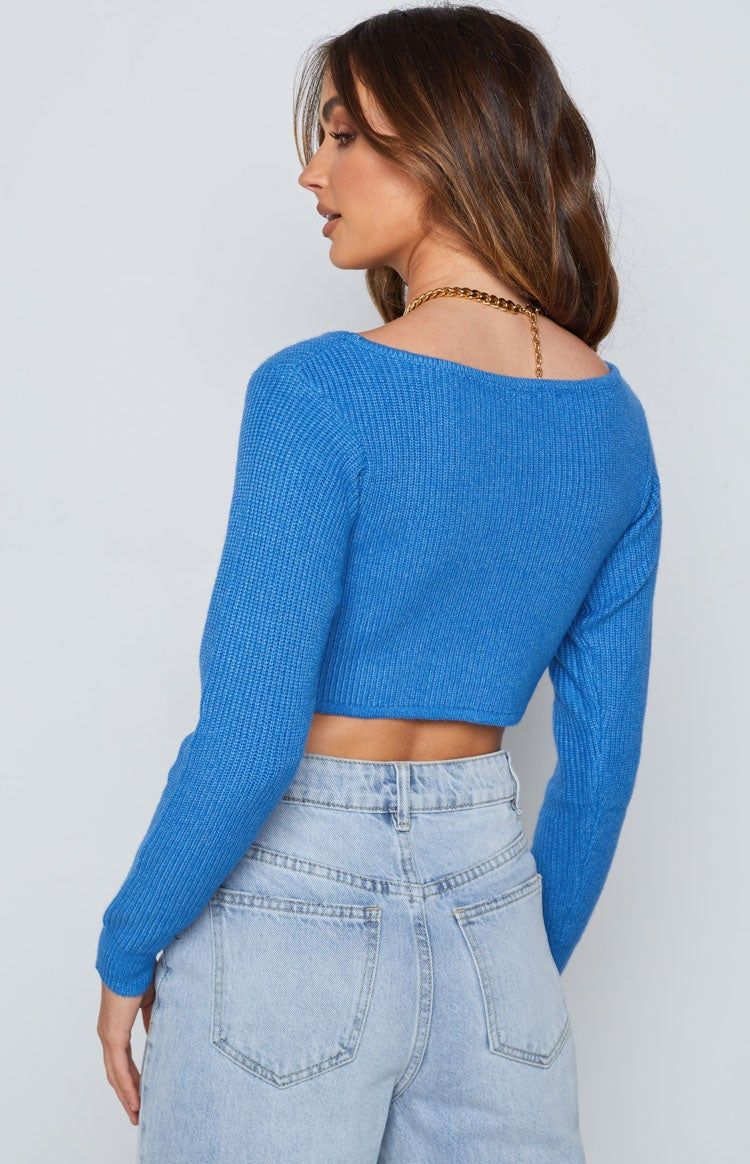 Afterglow Sweater Blue sold by Beginning Boutique product image thumbnail 7
