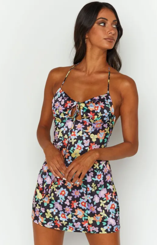 Alba Floral Mini Dress sold by Beginning Boutique