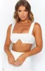 Eve Crop White sold by Beginning Boutique