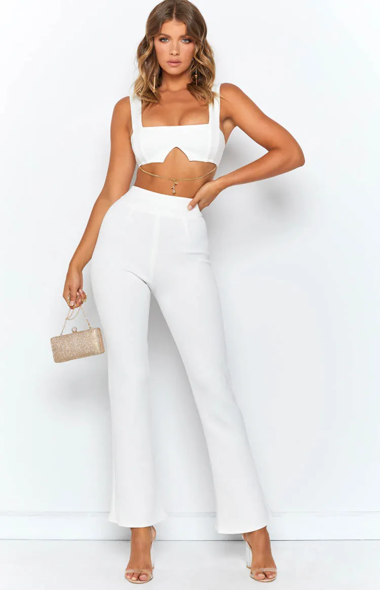 Eve Crop White sold by Beginning Boutique product image thumbnail 4