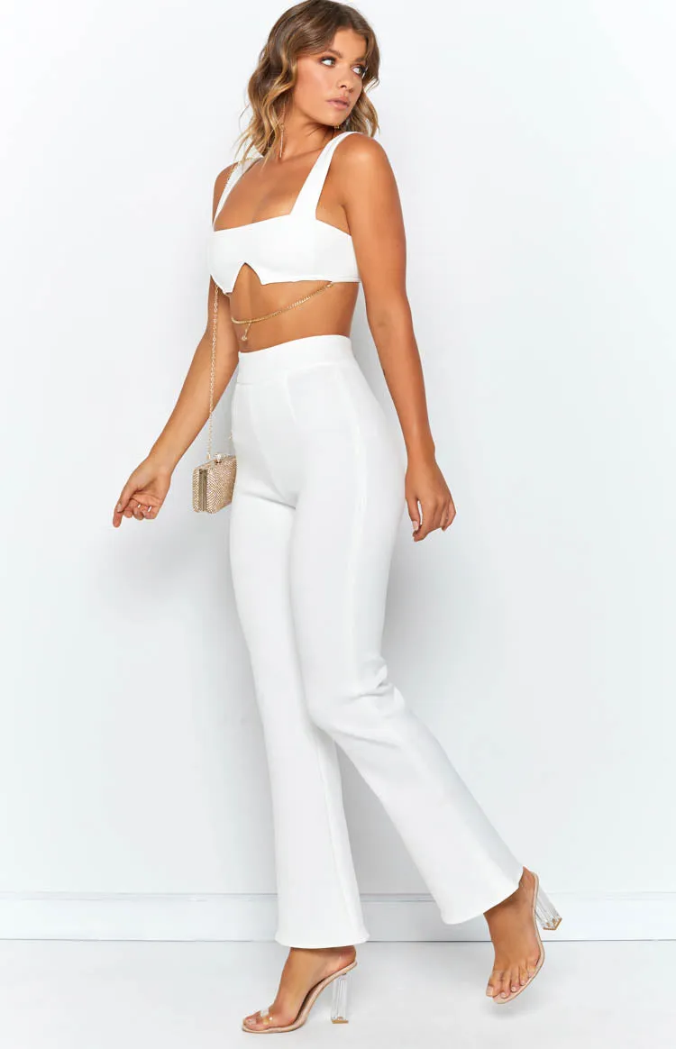 Eve Crop White sold by Beginning Boutique product image thumbnail 5