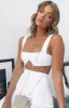 Eve Crop White sold by Beginning Boutique