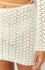 Hadie White Crochet Mini Skirt sold by Beginning Boutique