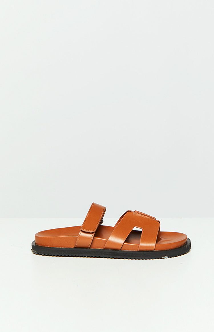 Billini Theon Tan Slides sold by Beginning Boutique product image thumbnail 2