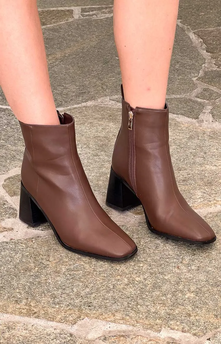 Billini Svea Brunette Ankle Boots sold by Beginning Boutique
