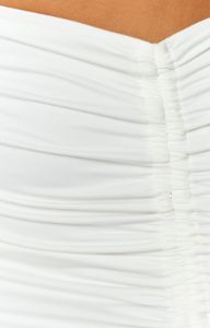 Calley White Mini Dress sold by Beginning Boutique