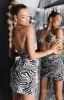 Niomi Wrap Skirt Zebra sold by Beginning Boutique