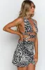 Niomi Wrap Skirt Zebra sold by Beginning Boutique