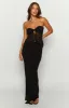 Jacqulin Black Maxi Skirt sold by Beginning Boutique