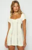 Summa White Knit Mini Dress sold by Beginning Boutique