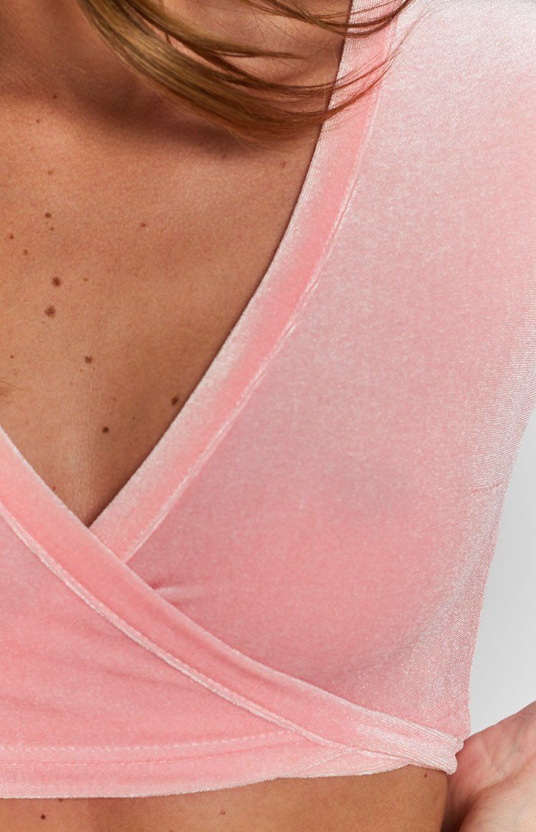 Charlee Crop Pink sold by Beginning Boutique product image thumbnail 7