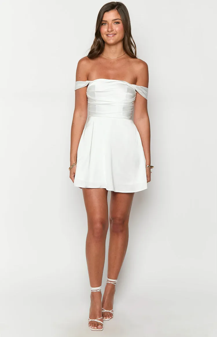 Victoria White Mini Dress sold by Beginning Boutique product image thumbnail 3