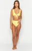 9.0 Swim Yellow Gingham St Lucia Bikini Top sold by Beginning Boutique