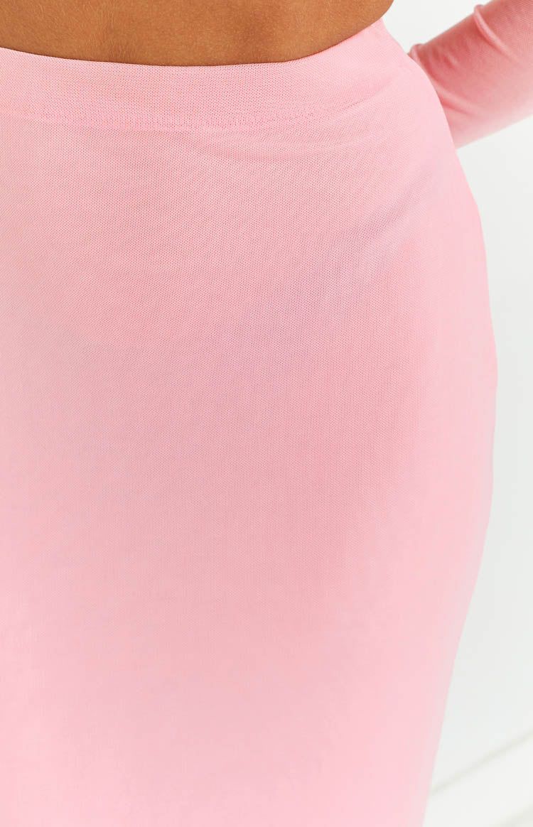 Percie Pink Maxi Skirt sold by Beginning Boutique product image thumbnail 7