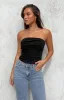 Like That Black Strapless Top sold by Beginning Boutique