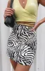 Saturn Mini Skirt Zebra sold by Beginning Boutique