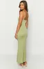 Zuri Khaki Maxi Dress sold by Beginning Boutique