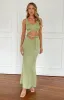 Zuri Khaki Maxi Dress sold by Beginning Boutique