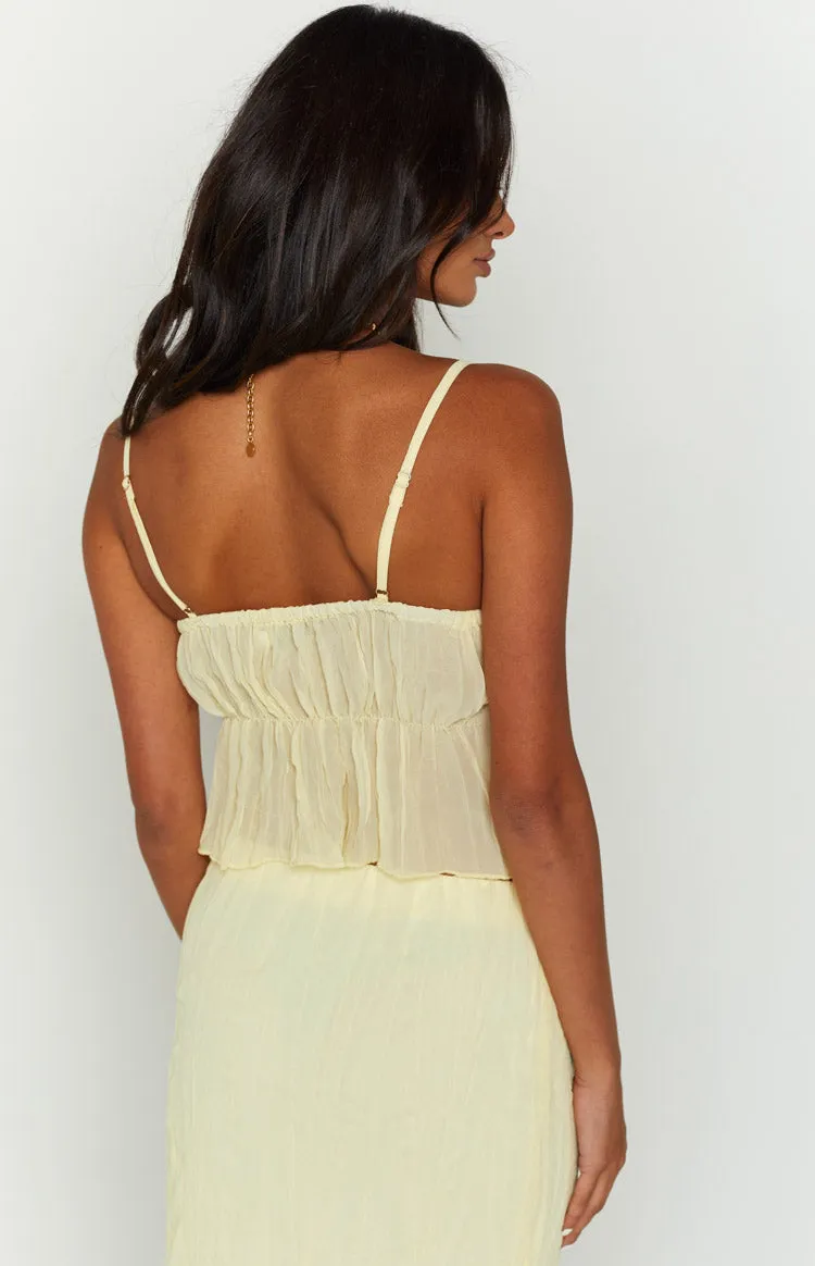 The Moment Yellow Cami Top sold by Beginning Boutique product image thumbnail 5