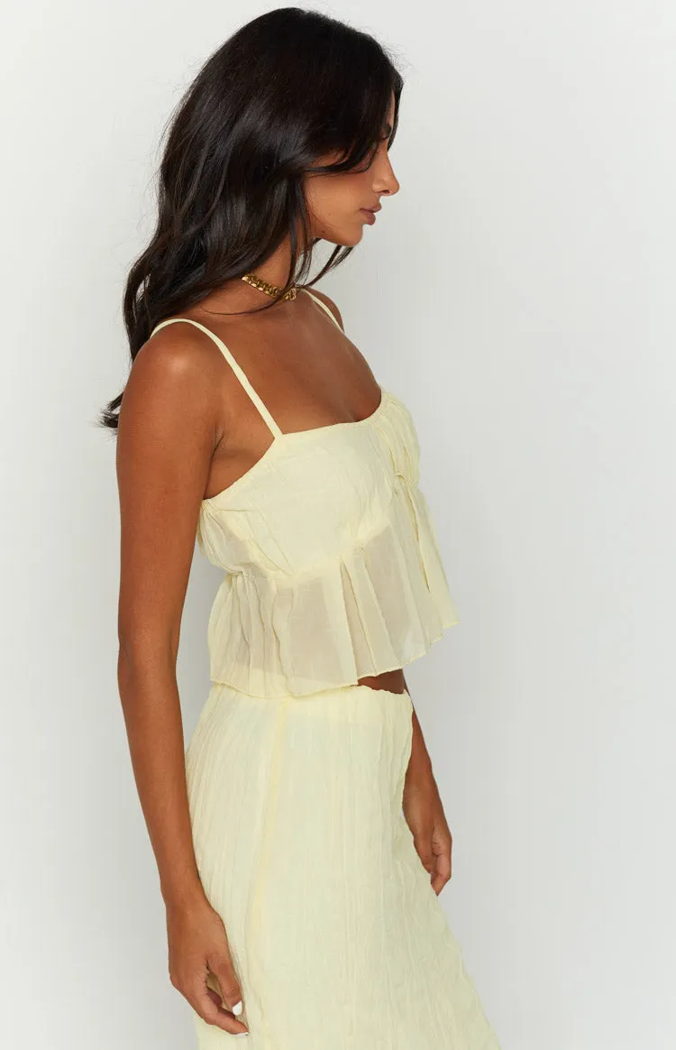 The Moment Yellow Cami Top sold by Beginning Boutique product image thumbnail 4