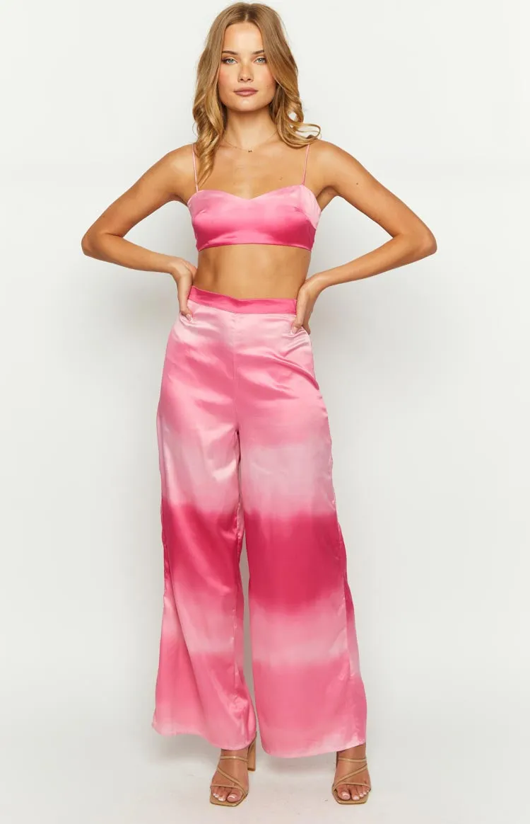 Bailee Pink Ombre Crop Top sold by Beginning Boutique product image thumbnail 2