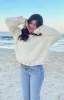 Bea Cream Sweater sold by Beginning Boutique