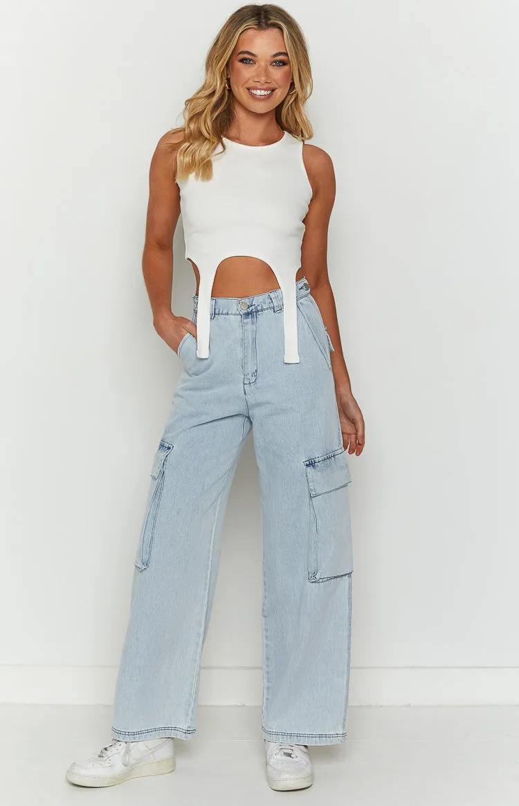 City Lights White Tank Top sold by Beginning Boutique product image thumbnail 5