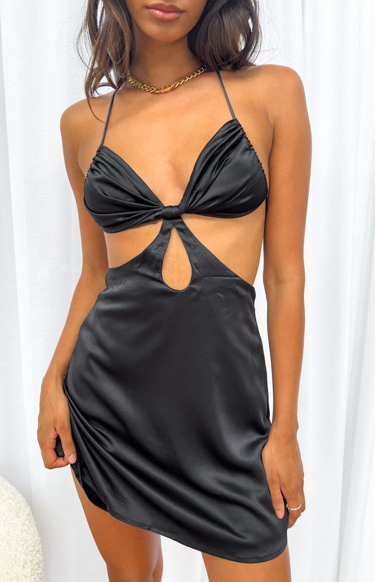 Fierra Black Mini Dress sold by Beginning Boutique product image thumbnail 2