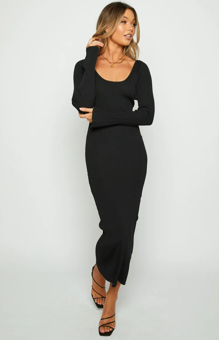 Kylie Black Maxi Dress sold by Beginning Boutique product image thumbnail 2
