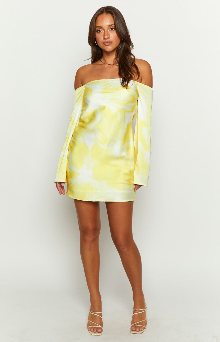 Gemina Yellow Mini Dress sold by Beginning Boutique product image thumbnail 4
