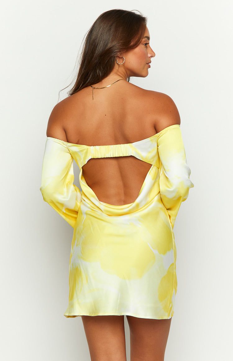 Gemina Yellow Mini Dress sold by Beginning Boutique product image thumbnail 2