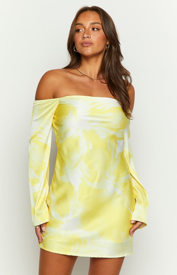 Gemina Yellow Mini Dress sold by Beginning Boutique product image thumbnail 5