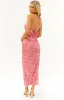 Eternal Pink Floral Formal Maxi Dress sold by Beginning Boutique