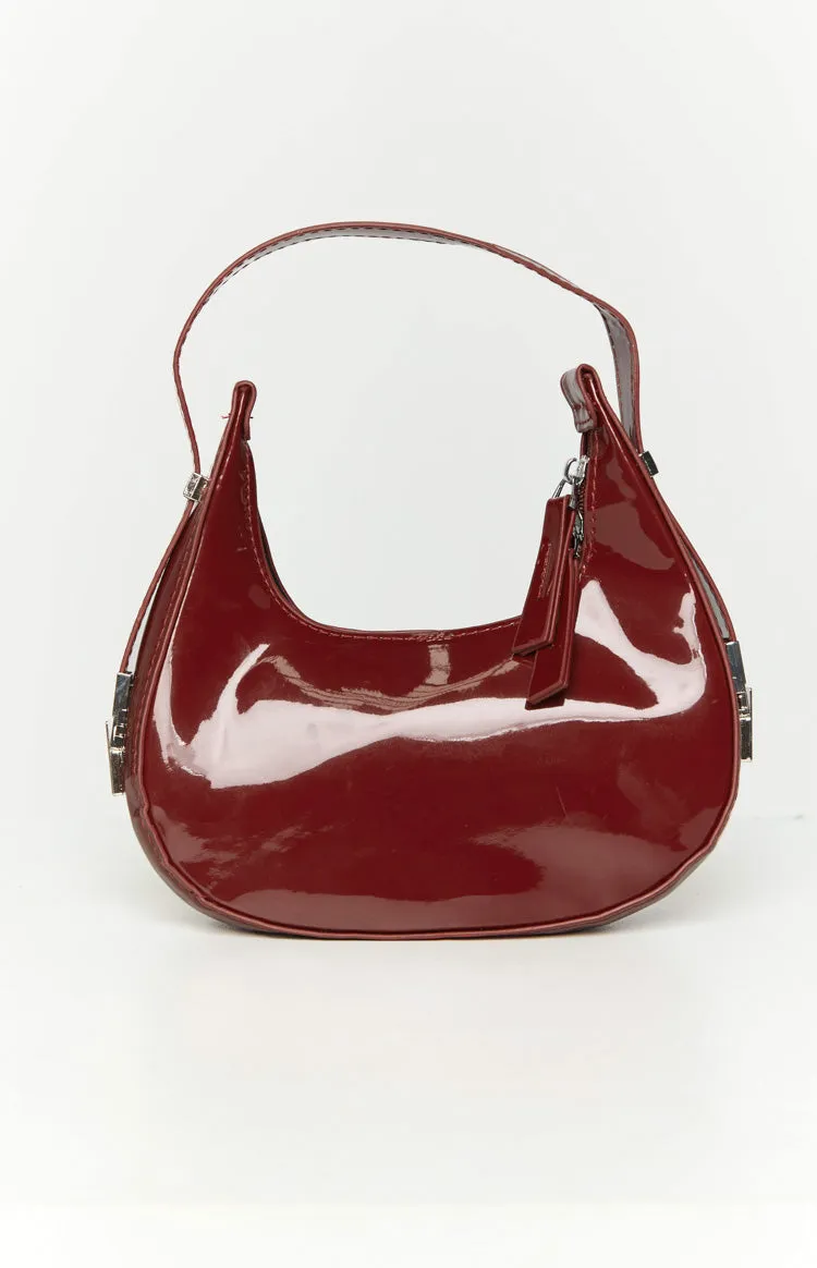 Lucas Wine Red Shoulder Bag sold by Beginning Boutique product image thumbnail 4