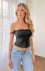 Marella Black Satin Off Shoulder Top sold by Beginning Boutique