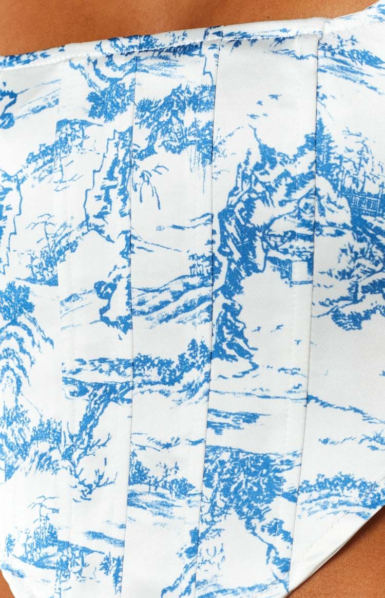 Lioness Tanis Corset Blue Porcelain sold by Beginning Boutique product image thumbnail 7