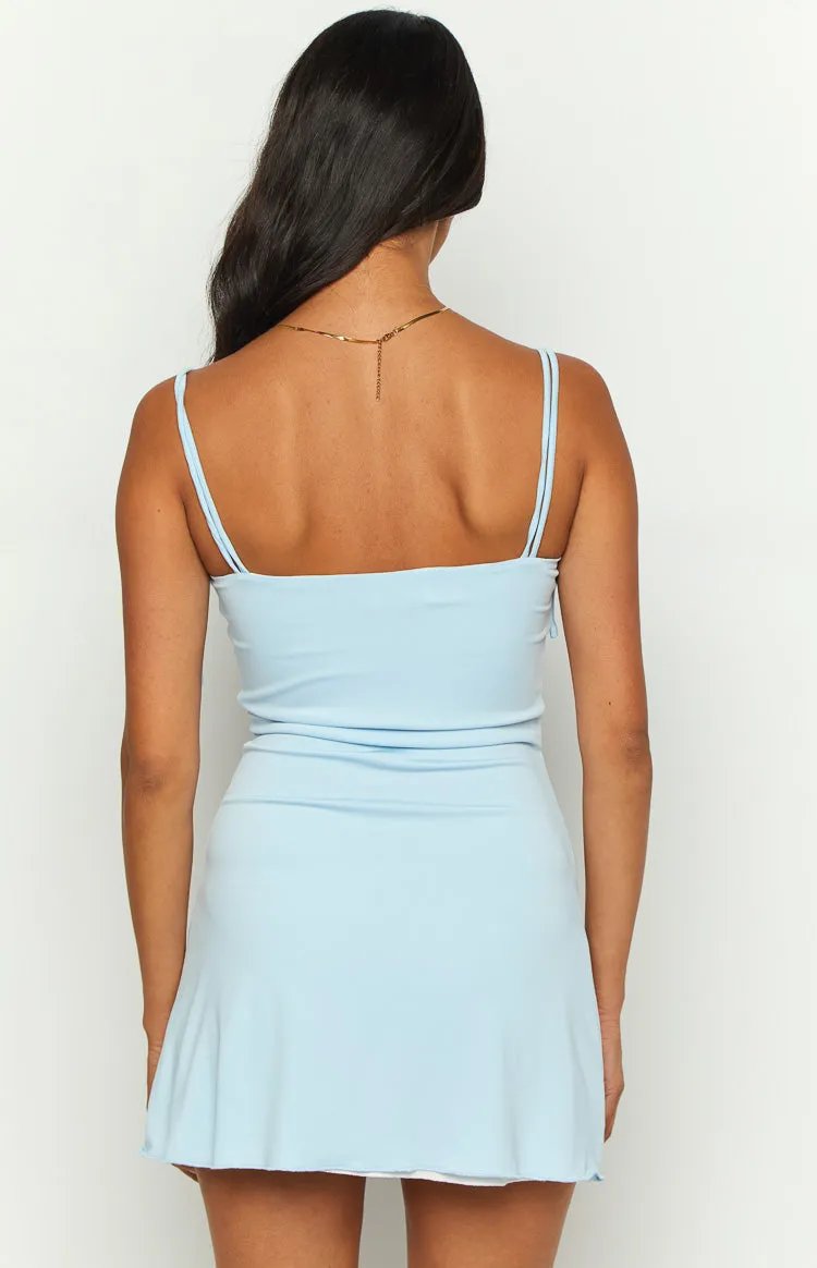 Simmi Blue Mini Dress sold by Beginning Boutique product image thumbnail 5